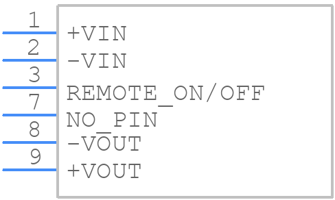 IMM0512S05 - XP POWER - PCB symbol