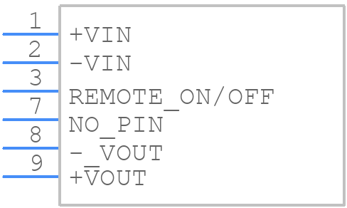 IMM0512S15 - XP POWER - PCB symbol