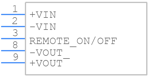 IMM0512S3V3 - XP POWER - PCB symbol