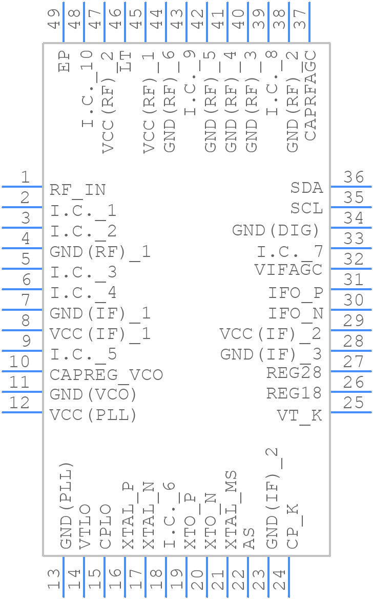 TDA18218HN - NXP - PCB symbol