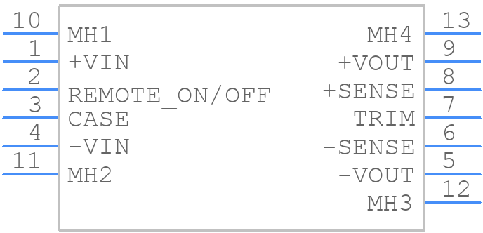 QSB20024S15 - XP POWER - PCB symbol