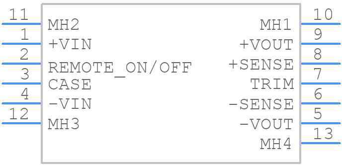 QSB30024S28 - XP POWER - PCB symbol