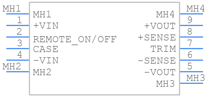 QSB35024S28 - XP POWER - PCB symbol