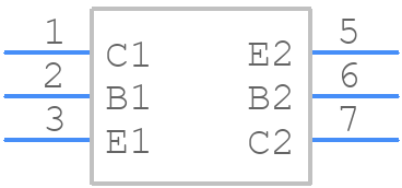 MAT03EH - Analog Devices - PCB symbol