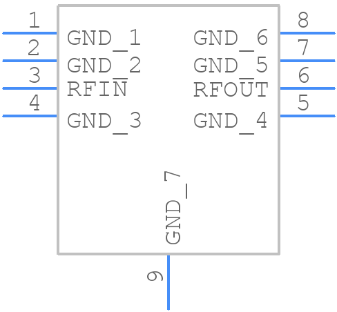 ADL8201XCPZN - Analog Devices - PCB symbol