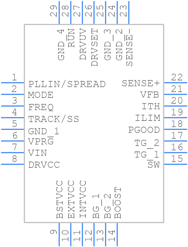 ADPL74101ACPZ-RL - Analog Devices - PCB symbol