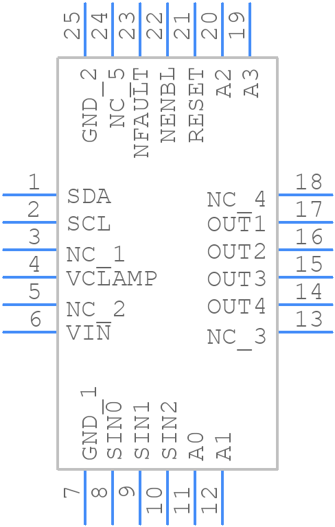 MP6605CGR-P - Monolithic Power Systems (MPS) - PCB symbol