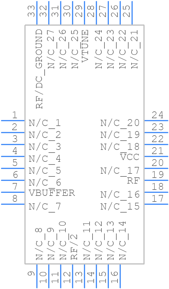 MAOC-009268-TR0500 - MACOM - PCB symbol