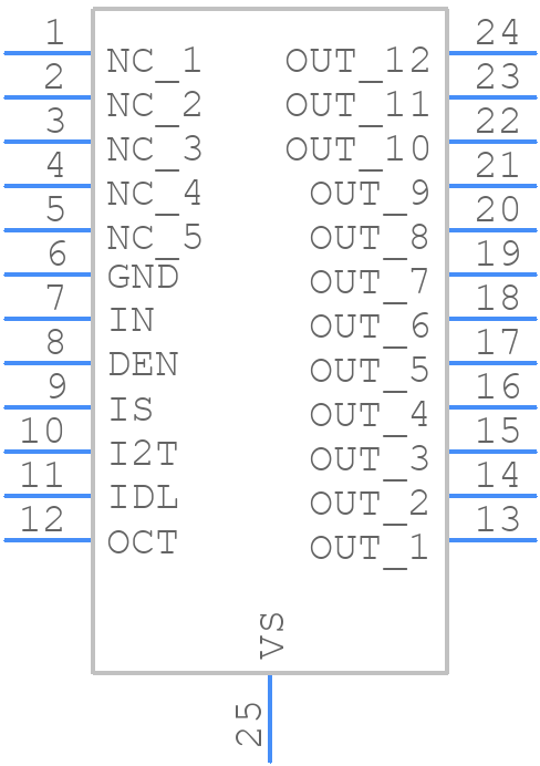 BTG70008A - Infineon - PCB symbol