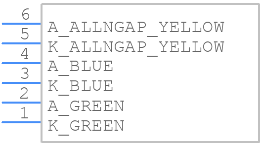 593-232627-413F - Dialight - PCB symbol