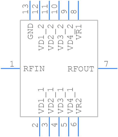 MAAL-011186-TR0500 - MACOM - PCB symbol