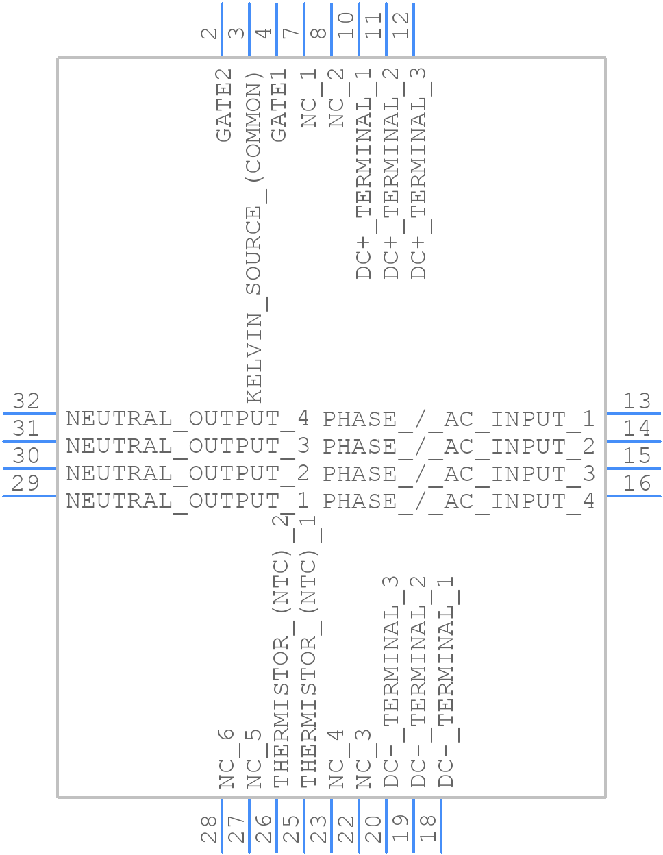 MSCSM70VR1M10CT3AG - Microchip - PCB symbol