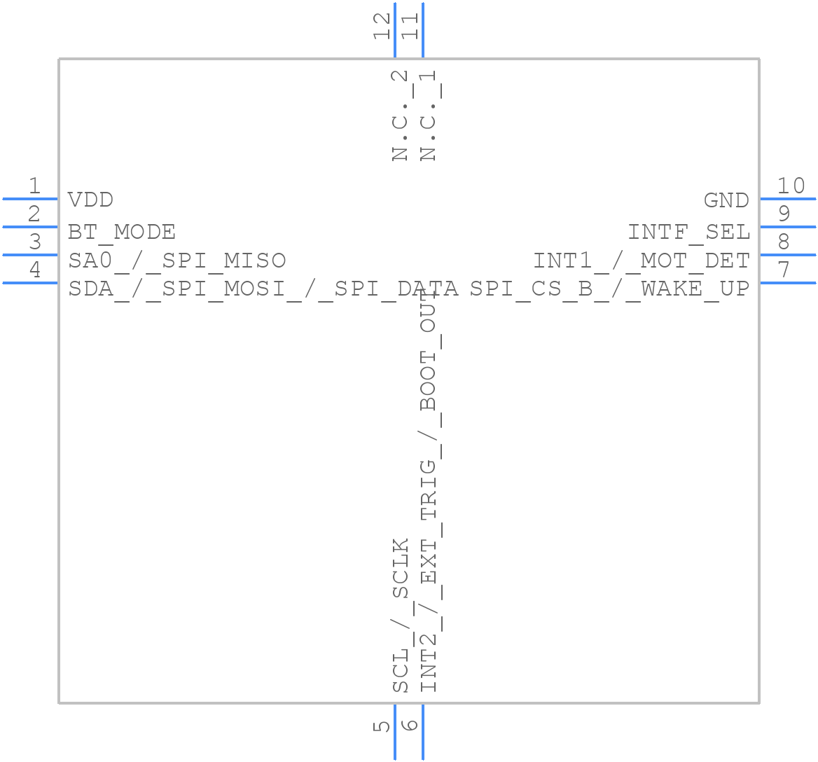 FXLS8971CFR1 - STMicroelectronics - PCB symbol