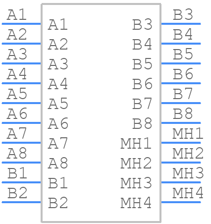 HCJ21-804SK - Halo Electronics - PCB symbol