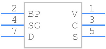 TNY5076E - Power Integrations - PCB symbol