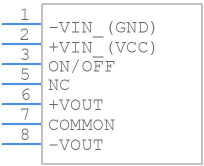 TEC 2-2421WI - Traco Power - PCB symbol
