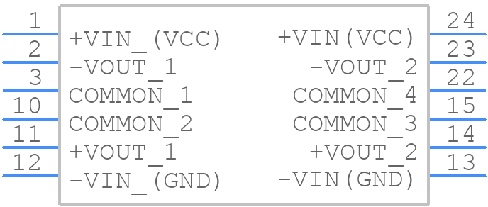 TEM 3-1222 - Traco Power - PCB symbol