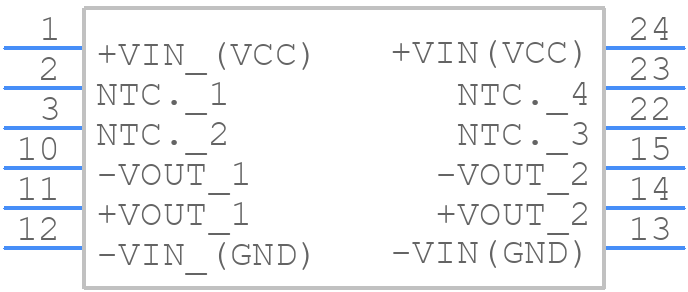 TEM 3-2411 - Traco Power - PCB symbol