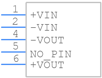 TMA0505S - Traco Power - PCB symbol