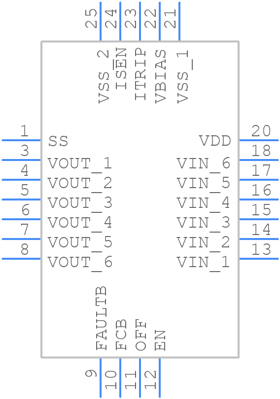ARPS1050A5 - Apogee Semiconductor - PCB symbol