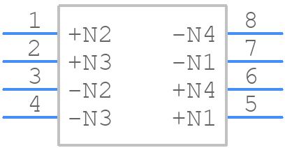 RBE-017-UBAS-R - RECOM Power - PCB symbol