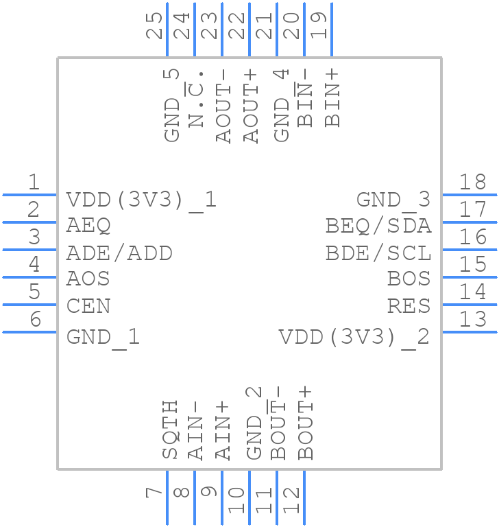 PTN36241BBS - Nexperia - PCB symbol
