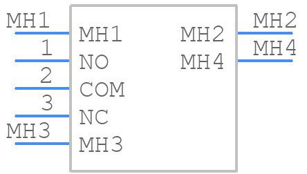 A12AB - NKK Switches - PCB symbol
