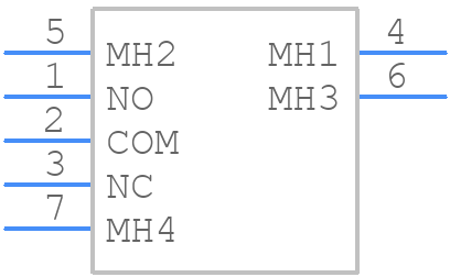 B18JB - NKK Switches - PCB symbol