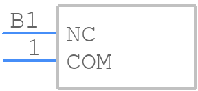 P2011P - NKK Switches - PCB symbol
