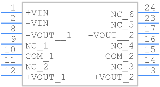 RV-241509D - RECOM Power - PCB symbol