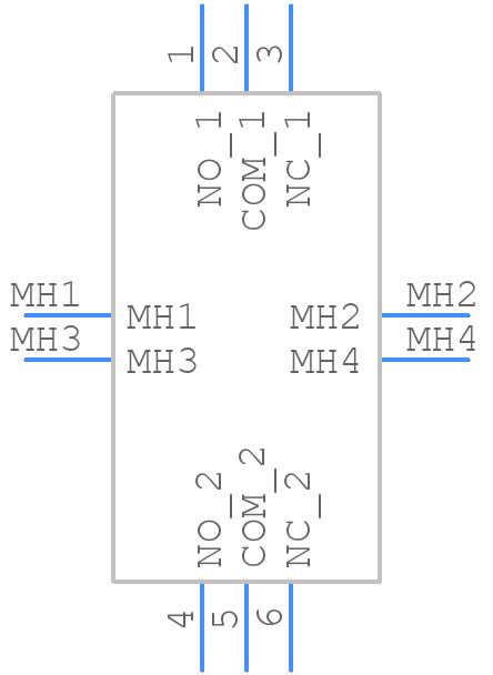 8G2012-Z - Nidec Copal - PCB symbol