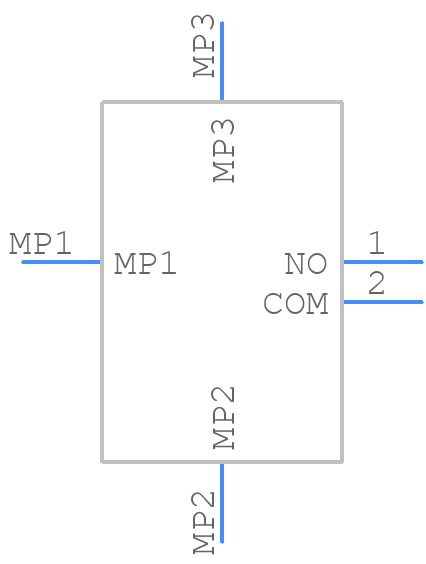 CF-CA-1CB4-P412 - Nidec Copal - PCB symbol
