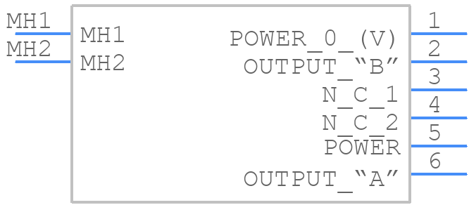 REC16B25-201-C - Nidec Copal - PCB symbol