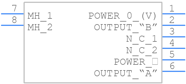 REC16B25-201C - Nidec Copal - PCB symbol