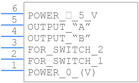REC16K25-201 - Nidec Copal - PCB symbol