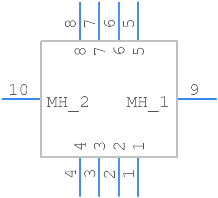0430450925 - Molex - PCB symbol