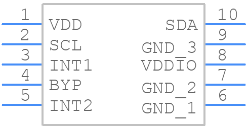 MMA8652FCR1CT - Nexperia - PCB symbol