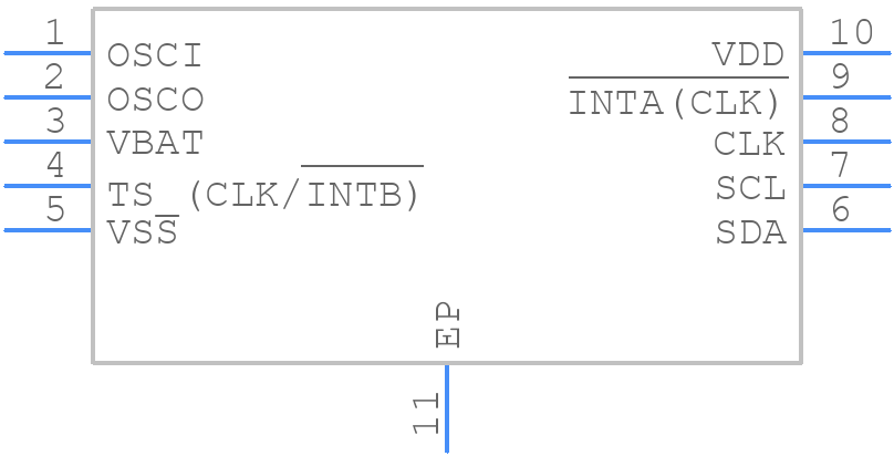 PCF85263ATL/AX - NXP - PCB symbol