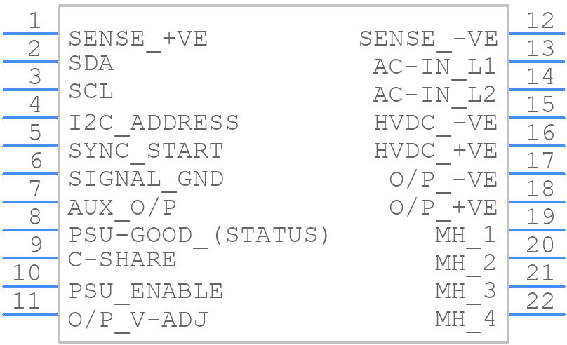 AIF21HAC-01NT - Advanced Energy - PCB symbol