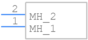 FM3W3P-1002 - Molex - PCB symbol