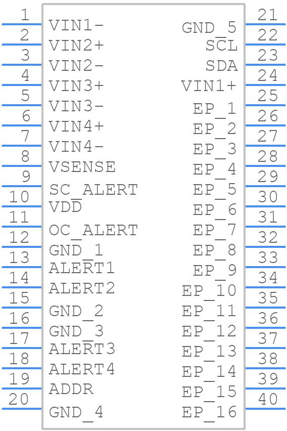 MCP9604-E/3YW - Microchip - PCB symbol