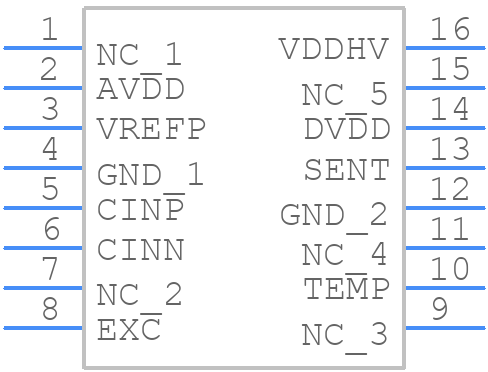 NSC9264 - NOVOSENSE - PCB symbol