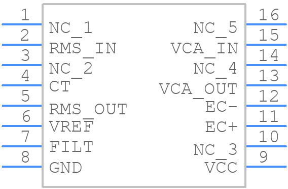 THAT4315 - THAT CORPORATION - PCB symbol