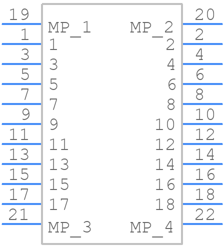 FFC2A36-18-0-G-R - GCT (GLOBAL CONNECTOR TECHNOLOGY) - PCB symbol