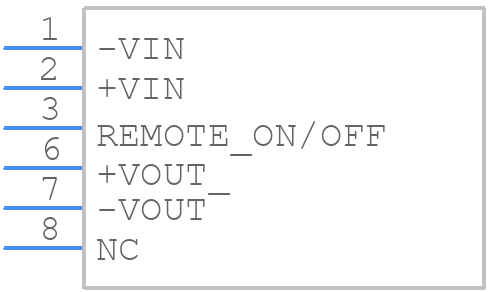 RD7-24S246R - Adam Tech - PCB symbol