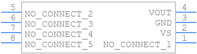 MPXV4006GC7U - STMicroelectronics - PCB symbol