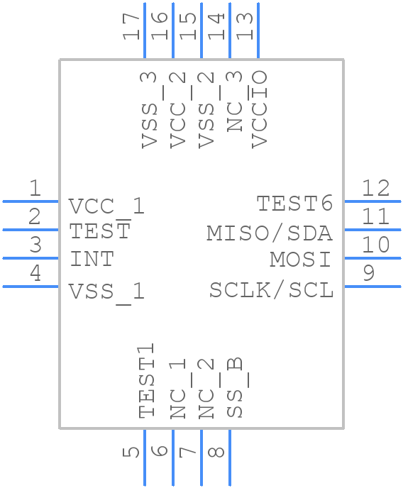 FXPS7165DI4ST1 - STMicroelectronics - PCB symbol