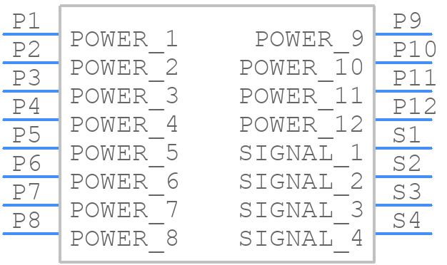 G88CF12102AF2HR - Amphenol - PCB symbol