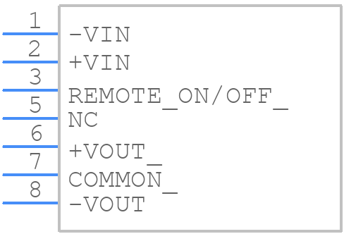 TMR 8-4822WI - Traco Power - PCB symbol