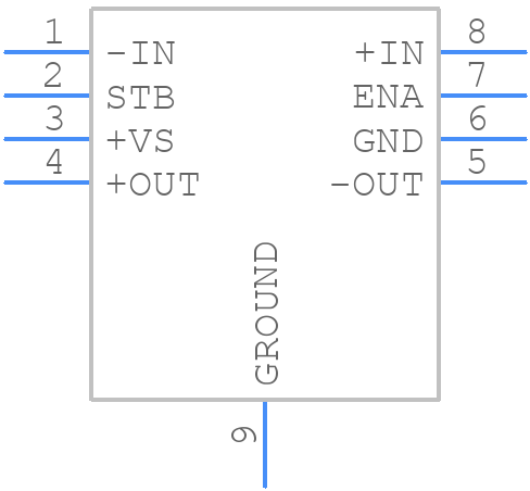 ADA4433-1BCPZ-R7 - Analog Devices - PCB symbol